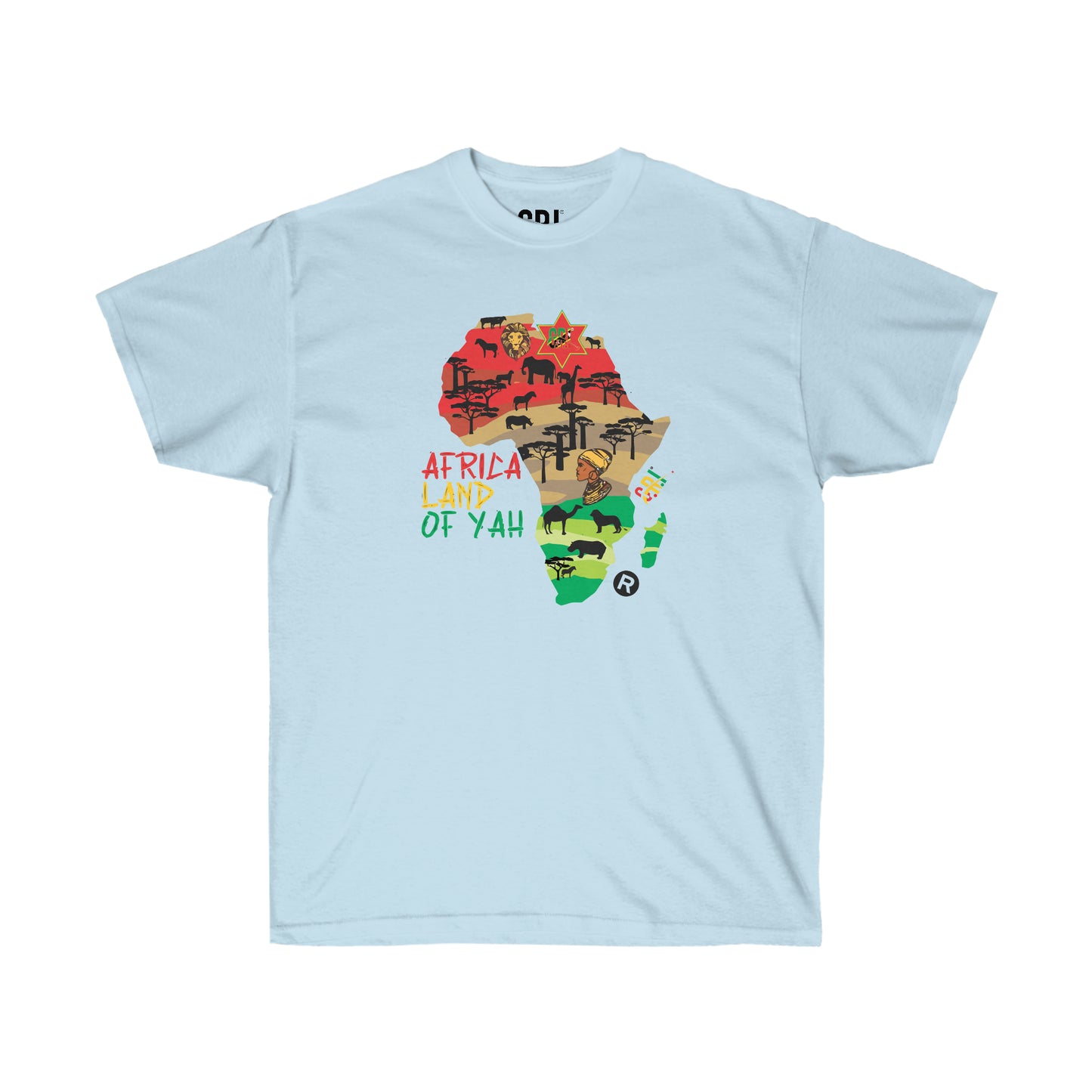 Africa Land of Yah T-Shirt V1 Unisex Ultra Cotton Tee