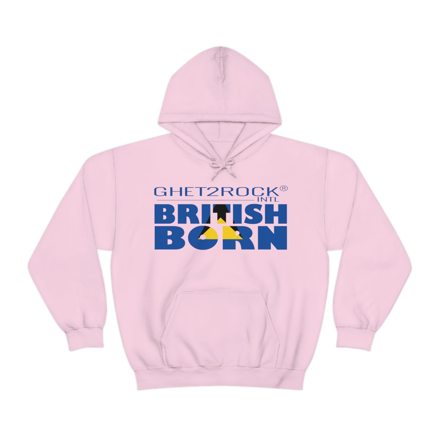 St Lucia British Born Unisex Heavy Blend™ Hooded Sweatshirt