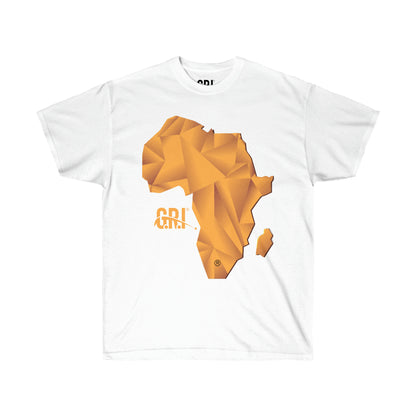 African Gold Map Unisex Ultra Cotton Tee
