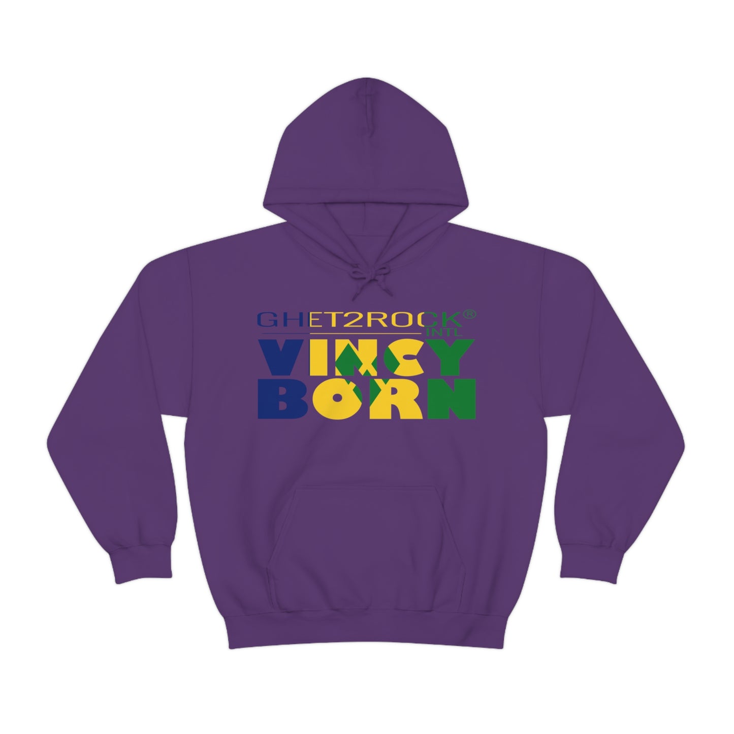 St Vincent (Vincy) Born Unisex Heavy Blend™ Hooded Sweatshirt
